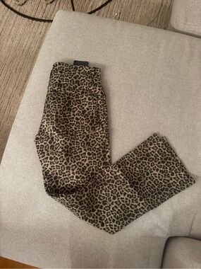 Zara Leopard Jeans
